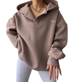 Stetnode Women's Loose Solid Color Hoodie