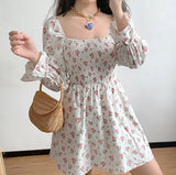 Stetnode Evelyn Floral Lantern Dress ~