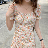 Stetnode Blossoming Dainty Puff Dress ~