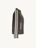 Stetnode Harper Faux Leather Track Jacket