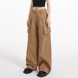 Stetnode Women's American High Waist Cargo Pants