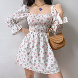 Stetnode Evelyn Floral Lantern Dress ~