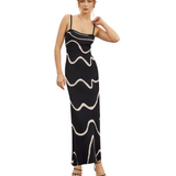 Stetnode Women's Sexy Striped Knitted Dress