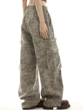 Stetnode Coffee Vintage Wasteland Camouflage Cargo Pants