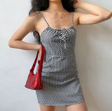 Stetnode Versailles Gingham Mini Dress