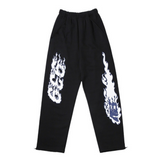 Stetnode Women's Street Flame Letter Sweatpants