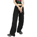 Stetnode Women's Japanese Drawstring Cargo Pants