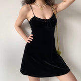 Stetnode Velvet Hunny A-Line Dress ~