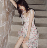 Stetnode Vintage Rose Garden Puff Dress ~