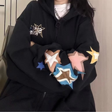 Stetnode Women's Colorful Star Hoodie