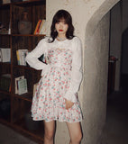 Stetnode Vintage Rose Garden Puff Dress ~