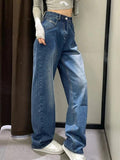 Stetnode Washed High Waist Boyfriend Jeans