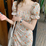 Stetnode Blossoming Dainty Puff Dress ~