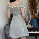 Stetnode Moonlight Lace Vintage Dress ~