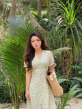 Stetnode Bali Romance Pearl Midi Dress ~