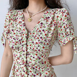 Stetnode Miriam Floral Button Dress