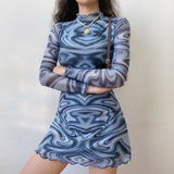 Stetnode DIY Tie Dye Mesh Dress ~