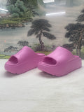 Stetnode Open Toe Platform Shoes Slippers