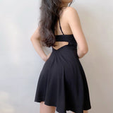 Stetnode Winnifred Backless Halter Dress ~