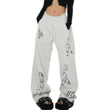 Stetnode Women's Dancing Girl Print Sweatpants