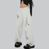 Stetnode Women's Dancing Girl Print Sweatpants