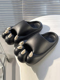 Stetnode Cat Paw Shape Hollow Slippers