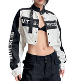 Stetnode Women's Sexy Cropped Jacket