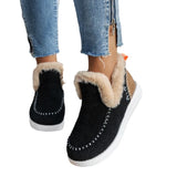 Stetnode Ladies Shoes 2024 High Quality Slip-on Women's Boots Fashion Short Plush Daily Boots Women Winter Round Toe Plus Size Snow Boots