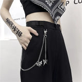 Stetnode Vintage Harajuku Hollow Out Wide Leg Pants Women High Waist Casual Korean Streetwear Cargo Pants Summer Hip Hop Gothic Pants New