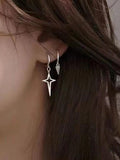 Stetnode Astral Star Pendant Hoop Earrings