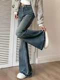 Stetnode Vintage High Rise Flare Jeans