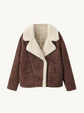 Stetnode Payton Faux Suede Shearling Coat