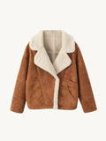 Stetnode Payton Faux Suede Shearling Coat