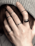 Stetnode 7pcs Simple Joint Finger Ring