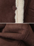 Stetnode Payton Faux Suede Shearling Coat