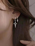 Stetnode Astral Star Pendant Hoop Earrings