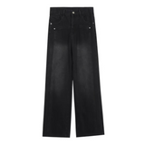 Stetnode Women's Black Straight Jeans