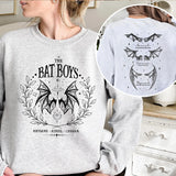 Stetnode 2 Side Patten Cotton Tee The Bat Boys Wings T-Shirt The Night Court Illyrians Retro Shirt Acotar Merch Fantasy Apparel Y2K Top