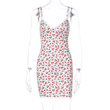 Stetnode summer dress spring outfit Ala Cherry Print Mini Dress