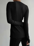 Stetnode 2024 New Fahion Spring Outfit Free Your Mind Long Sleeve Knit Top