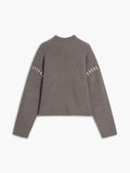Stetnode 2024 New Fahion Spring Outfit Shift The Focus Oversized Mock Neck Sweater