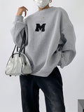 Stetnode 2024 New Fahion Spring Outfit Minimalism Oversized Sweatshirt