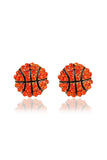 Stetnode Basketball Baseball Football Diamond Stud Earrings