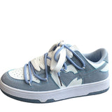 Stetnode back to school Blue Heart Aesthetic Sneakers