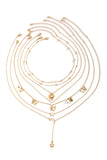 Stetnode Butterfly Stacking Necklace