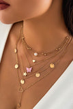 Stetnode Butterfly Stacking Necklace