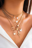 Stetnode Butterfly Stacking Necklace