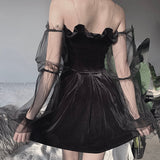 Stetnode Goth Fairy Bubble Dress