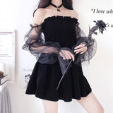 Stetnode Goth Fairy Bubble Dress