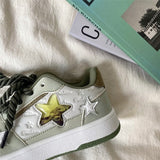 Stetnode back to school Grey Clear Star Sneakers